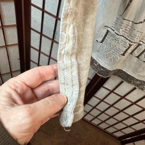 Trendy Gray Long Sleeve Women's Top - Picture 7 of 12